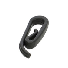 Gardinia Francia kampó Como alumínium függönysínhez, 10 db, antracit karnis, függönyrúd