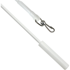 Gardinia függönyhúzó pálca, fém, fehér, 100 cm karnis, függönyrúd