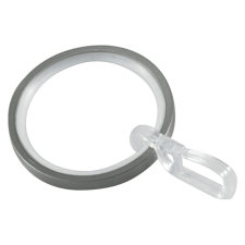 Gardinia karika csúszóbetéttel Windsor 25 mm nemesacél hatású karnis, függönyrúd