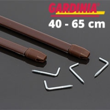 Gardinia Lapos vitrázs pálca - barna - 40-65 cm (2 db) karnis, függönyrúd