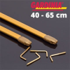 Gardinia Lapos vitrázs pálca - réz - 40-65 cm (2 db)