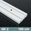 Gardinia Mennyezeti műanyag karnis (GK2) - 2 soros - 180 cm