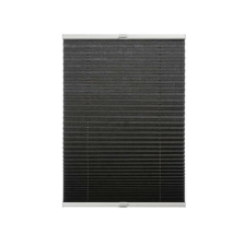 GARDINIA Pliszé Milla antracit, Crush vászon,40x130 cm lakástextília