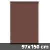 Gardinia Vászon roló, csokoládébarna, ablakra: 97x150 cm