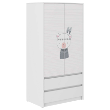  Gardróbszekrény B9  2 ajtós - 2  fiókos boho maci bútor