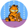  Garfield témájú tortaostya,ostyalap