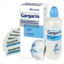 Gargarin Alapvető Orr- és Arcüreg Öblítő Készlet, Palack +16 Tasak gyógyhatású készítmény