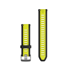 Garmin Forerunner 165 óraszíj 20mm fekete-sárga (Quick Release) okosóra kellék