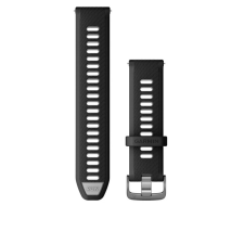 Garmin Forerunner 265 óraszíj 22mm fekete-szürke (Quick Release) okosóra kellék