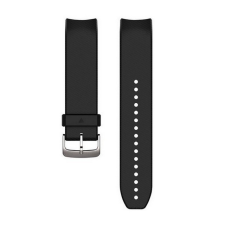 Garmin Óraszíj 22 mm fekete szilikon, ezüst csat (QuickFit) Approach S60 okosóra kellék