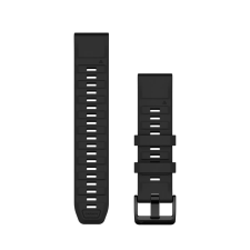 Garmin Óraszíj 22 mm fekete szilikon (Quick Fit) okosóra kellék