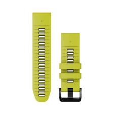Garmin Óraszíj 26mm lime/grafit szilikon (QuickFit) okosóra kellék