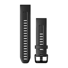 Garmin óraszíj QuickFit 20 fekete szilikon ( 010-13102-00) okosóra kellék