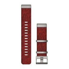 Garmin óraszíj QuickFit 22 Jacquard-szövésű nejlon pánt - piros ( 010-12738-22) okosóra kellék