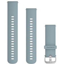 Garmin Quick Release 20 szilikon - seafoam - ezüst csat okosóra kellék