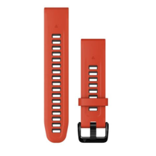 Garmin QuickFit óraszíj szilikon 20mm piros/grafit (010-13279-04) okosóra kellék
