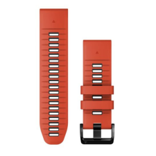 Garmin QuickFit óraszíj szilikon 26mm piros/grafit (010-13281-04) okosóra kellék
