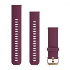 Garmin Vivomove HR óraszíj 20mm bogyó szilikon világos arany csat (Quick Release) okosóra kellék