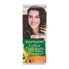 Garnier Color Naturals Créme hajfesték 40 ml nőknek 2,0 Soft Black hajfesték, színező