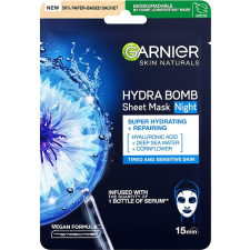 Garnier Skin Naturals Hydra Bomb Sheet Mask Night 28 g arcpakolás, arcmaszk