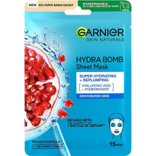 Garnier Skin Naturals Hydra Bomb Sheet Mask Pomegranate 28 g arcpakolás, arcmaszk