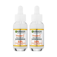 Garnier Skin Naturals Vitamin C Brightening Super Serum szett 2x arcszérum 30 ml nőknek kozmetikai ajándékcsomag