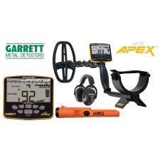  Garrett ACE APEX fémkereső 22x28DD szondával + fejhallgató+Pro-Pointer AT fémdetektor
