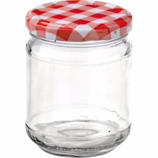 Gastro Befőttes üveg 212 ml, kockás csavarós tető, lekvárra, Gastro konyhai eszköz