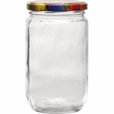 Gastro Befőttes üveg 720 ml, gyümölcs mintájú tető, kerek, Gastro konyhai eszköz
