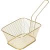 Gastro Felszolgáló kosár, Gastro 14x11x7 cm, arany