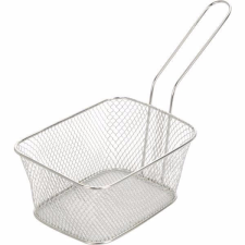 Gastro Felszolgáló kosárka, rozsdamentes, Gastro, 14x11x7 cm konyhai eszköz