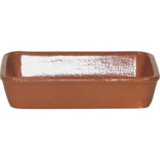 Gastro Felszolgáló lasagna tál 14x19cm barna Gastro konyhai eszköz