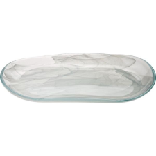 Gastro Ovális tányér, Gastro Atlas 27,5x14,5 cm, fehér tányér és evőeszköz
