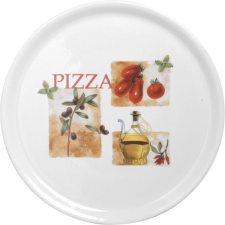 Gastro Pizzás tányér, 31 cm, Gastro paradicsom oliva tányér és evőeszköz