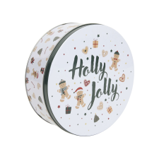 Gastro Süteményes doboz Holly Jolly, magasság: 70 mm, átmérő: 192 mm papírárú, csomagoló és tárolóeszköz