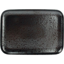 Gastro Tálaló tányér, Oxido Black 28 x 20 cm tányér és evőeszköz