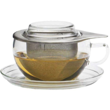 Gastro Teáscsésze csészealjjal, fedővel és szűrővel, Tea Time, 300 ml bögrék, csészék