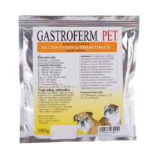 Gastroferm Pet probiotikum + vitamin por 100 g vitamin, táplálékkiegészítő kutyáknak