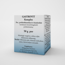  Gastrovit komplex pre-, probiotikumokat és vitaminokat tartalmazó étrend-kiegészítő por 50 g gyógyhatású készítmény
