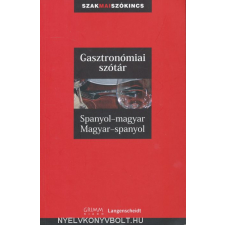 GASZTRONÓMIAI SZÓTÁR-SPANYOL nyelvkönyv, szótár