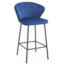  GATTA szék - sötétkék bársony / fekete lábak x 2 bútor