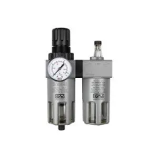Gav levegőszűrő vízleválasztó nyomásszabályzóval és olajzóval 1/2" FRL-200 barkácsolás, csiszolás, rögzítés