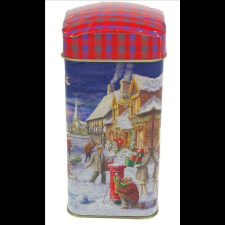 Gawol Konyhai fémdoboz 60x60x120mm, Weihnachtsmarkt papírárú, csomagoló és tárolóeszköz