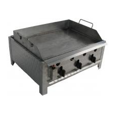 Gáz-Grill BGT-3 háromégős asztali sütő egyoldalú rostlappal, földgáz üzemű grillsütő