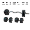  GazoFitness Hardcore szett francia rudas 45 Kg