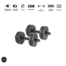 GazoFitness kézi súlyzó 2×6 kg (össz: 12kg) menetes súlyzórúddal kézisúlyzó