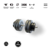 GazoFitness - Magyar súlyzó GazoFitness® Kézi Súlyzó 25,5 Kg
