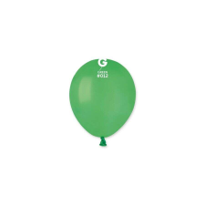 GE.MA.R srl - Italy 13 cm-es zöld gumi léggömb - 100 db / csomag party kellék