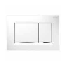 Geberit Nyomólap beépíthető wc-hez fehér/fényes króm/fehér, Geberit Sigma30 szaniter