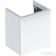 Geberit SMYLE SQUARE 53,6x43,3x61,7 cm-es 1 ajtós alsószekrény 500.259.01.1 mosdóhoz,jobbos,fényes fehér 500.365.00.1 fürdőszoba bútor